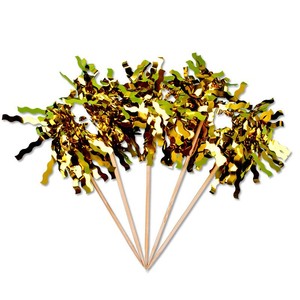 พู่ประดับเค้กพลาสติกรูปดาวสีสันสดใส เทียนวันเกิด แพ็ค 5 ชิ้น - Product Image 4