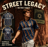 Vente en gros usine – Maillot de football rétro vintage classique, T-shirt de football sublimé style streetwear, Tenue de football vintage