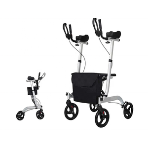 Andador Ortopédico <span class=keywords><strong>de</strong></span> Rehabilitación con Asiento a Precio Económico, Andador <span class=keywords><strong>de</strong></span> Aluminio con Ruedas para Adultos - Product Image 1