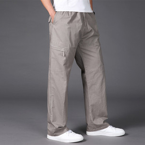 <span class=keywords><strong>Pantalones</strong></span> Anchos Casuales Holgados para <span class=keywords><strong>Hombre</strong></span>, <span class=keywords><strong>Pantalones</strong></span> <span class=keywords><strong>Cargo</strong></span> de Pierna Recta de Talla Grande para Deportes al Aire Libre con Múltiples Bolsillos - Product Image 2