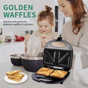 Wholesale Electric Household Double Sided Non-Stick Heating Sandwich Machine Multifunctional <b>Toaster</b> Breakfast Machine Cool - Product Image 3