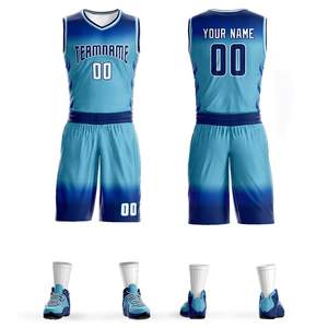 Ropa deportiva Spandex para hombre Muchos colores Los hombres usan camisetas de baloncesto personalizadas Uniforme Jersey personalizado - Product Image 3