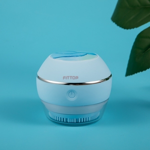 Instrumento de limpieza facial eléctrico ultrasónico 3 en 1 Cepillo de limpieza facial de silicona sónica - Product Image 1