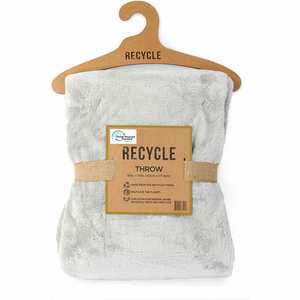 Manta polar de franela RPET de poliéster ecológico para supermercado Manta de plástico de poliéster reciclado - Product Image 6