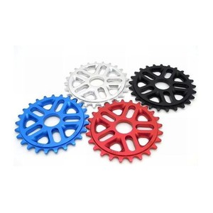 Pignon arrière réglable <span class=keywords><strong>BMX</strong></span> 25T, <span class=keywords><strong>roue</strong></span> à chaîne en alliage 7075 T6 anodisé CNC, composant de système de carrosserie de moto, neuf, garantie 6 mois - Product Image 3