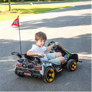 2024 prix usine nouveau Design enfant dérive 24v course Go Kart enfants jouet électrique voitures à conduire pour 10 ans peut s'asseoir Parents - Product Image 3