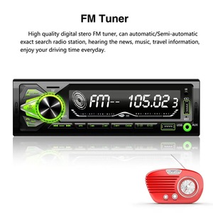 เครื่องเล่น MP3 ในรถยนต์พร้อมเครื่องส่งสัญญาณ FM บลูทูธ ระบบเสียงรถยนต์ คุณภาพเสียงระดับ HD สำหรับรถยนต์ทุกประเภท - Product Image 4