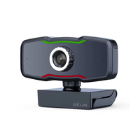 Webcam USB PC HD 1080P dengan Mikrofon Terintegrasi untuk Windows OS Android untuk Rumah dan Video W80 Webcam Integree Au Microphone