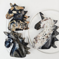 Prix usine cristal naturel méditation pierre de guérison agate fluorescente licorne pour cadeau ou décoration de la maison