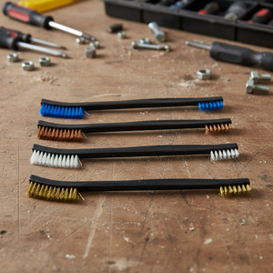 Cepillo de Limpieza Industrial de Doble Cabeza con Cerdas de 51 mm y Mango de Plástico de 10 mm de Diámetro OEM - Product Image 2
