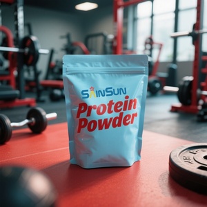 Food Grade Whey <b>Protein</b> Powder Stand-up Ziplock Plastic Bags 1kg 2kg <b>5kg</b> Packaging for Chewing Gum Sushi Milk - Product Image 2