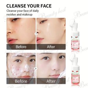 New Private Label Deep Cleansing Fresh Bubble Face Mousse Oil-Control Foam Cleanser Foam Facial Cleanser with Hyaluronic Acid - Product Image 5