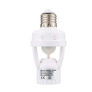 Bewegungs sensor Lampen fassung, PIR <span class=keywords><strong>Motion</strong></span> E27 Schrauben lampen adapter - Product Image 1