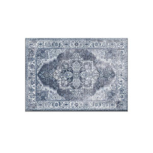 Tapis Abstrait Pliable en Imitation Cachemire Lavé Style Rétro Américain Marocain pour Salon, Table Basse et Chambre à Coucher - Product Image 5
