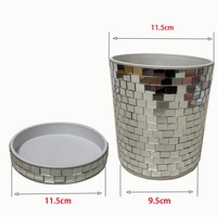 Nouveau DISCO Décoration intérieure Pot de fleurs Disco Ball Pot de fleurs Pot de fleurs en plastique