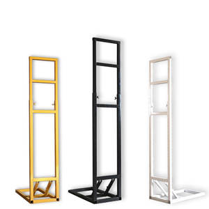 Offre Spéciale Arche de Célébration Ajustable en Hauteur, Support d'Affiche Pliable et Portable en Panneau KT, Étagère pour Fond de Scène de Mariage - Product Image 6