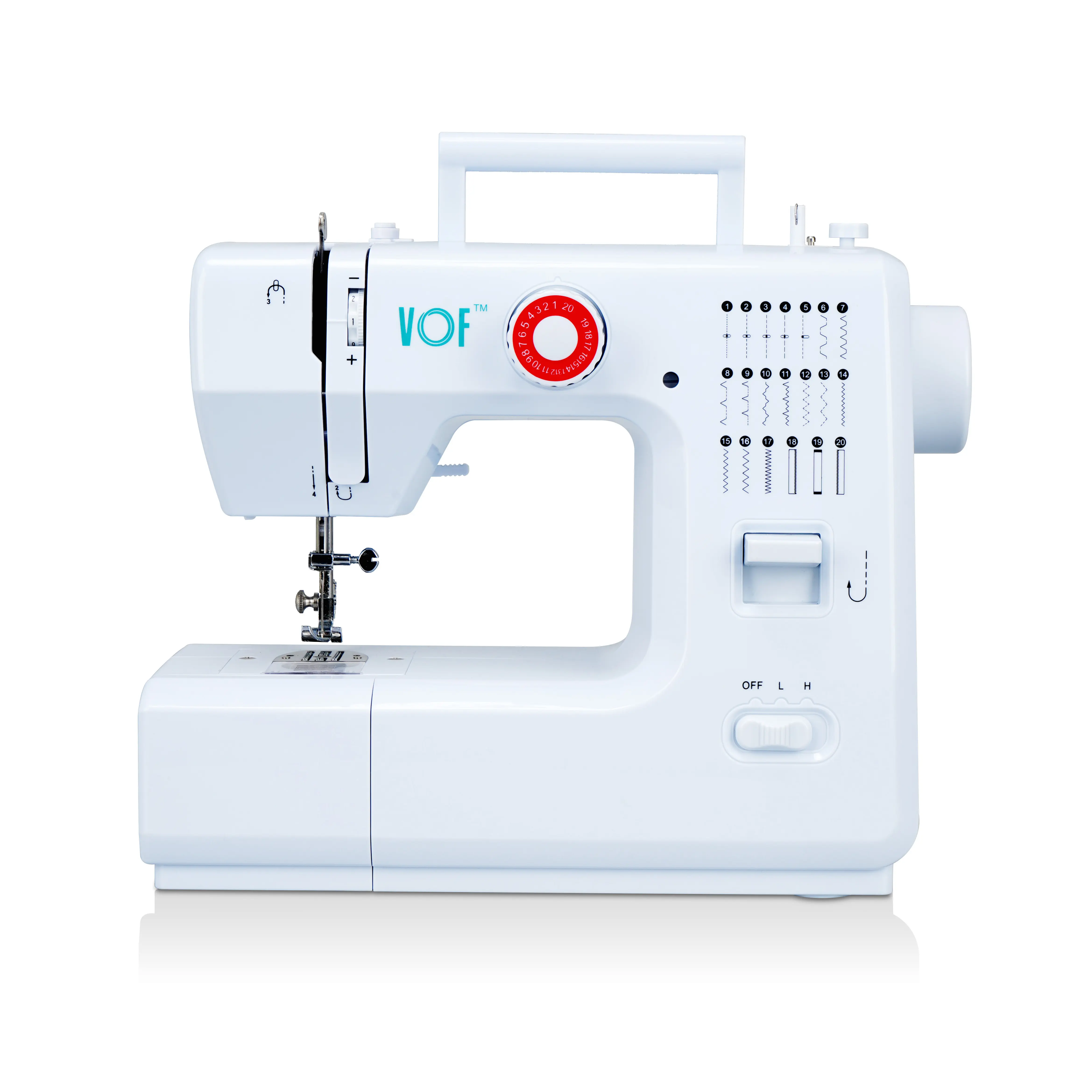 Recentemente VOF FHSM-618 uso doméstico overlock roupa luva máquina de costura preço