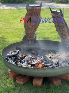 Flame <span class=keywords><strong>Salmon</strong></span> BBQ Skewer YGF02 Herramientas de metal duraderas - Product Image 5