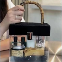 Boîte cadeau haut de gamme en PS recyclable avec revêtement UV pour artisanat, bougies et autocollants - Cadeaux de mariage et d'anniversaire (personnalisable)