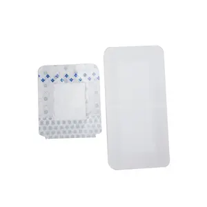 Wholesale PU Adhesive Wound Dressing Medical Sterile Disposable Surgical 10cm*25cm Non-woven Wound Care Absorbent Adhesive Pad