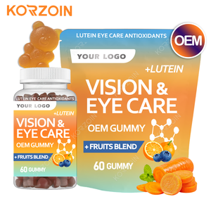Suplemento de Proteção para Olhos, Visão e Cuidado Visual com Fórmula de Luteína e Mirtilo em Goma de Vitamina Natural Personalizada OEM - Product Image 1