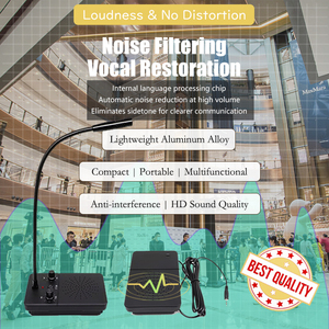 Système d'interphone de fenêtre de compteur de banque Interphone de station de bus Interphone de sonnette Système d'interphone Microphone avec <span class=keywords><strong>fil</strong></span> - Product Image 6