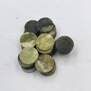 Jade Slices 25mm <b>Round</b> Multicolored Therapy For Mattress Pillow <b>Cushion</b> Sauna Backrest - Product Image 2