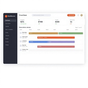 Plateforme de gestion hôtelière pour les réservations, les services aux clients, la gestion des chambres, les paiements et les opérations du personnel. - Product Image 1