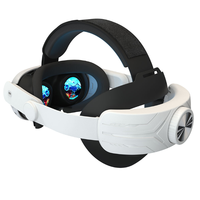 Courroie de tête multicolore pour casque Meta Quest3 VR Courroie de tête réglable Bande de tête
