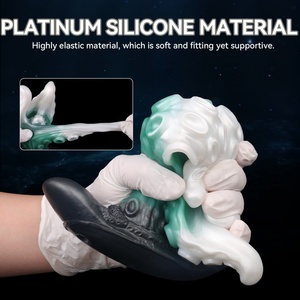 Dilatador Anal de Silicona con Forma de Flor de Pulpo de Tres Pétalos, Vibrador con Control Remoto, Arnés con Plug Anal, Productos para Juegos Sexuales para Adultos - Product Image 4