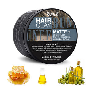 Pâte à cheveux personnalisée quantité minimale <span class=keywords><strong>de</strong></span> commande bas fabricant nouveauté qualité supérieure en vrac OEM/ODM cheveux coiffants finition mate à la cire d'argile - Product Image 4