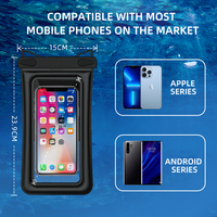 Nouveau produit sac de téléphone portable en PVC avec pochette de téléphone étanche IPX8 flottante pour la plage de natation