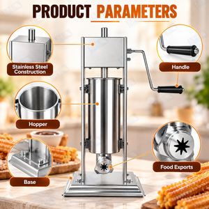 Friggitrice Industriale a Gas da Banco per Ristoranti, Capacità 24L, in Acciaio Inox, Riscaldamento Rapido per Friggere Ciambelle e Torte - Product Image 2