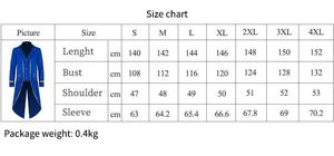 Costume de Cosplay Gothique Victorien avec Château Vampire Diable Trench pour Halloween Nobles Tuxedo Costume - Product Image 5