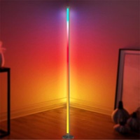 Lampe LED nordique et moderne, 140cm, télécommande, minimaliste, rvb, trépied, lampadaire d'angle pour salon