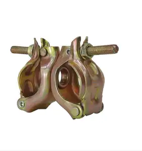 China Factory Hot Selling JIS scaffold pressed double scaffolding pipe clamp for construction