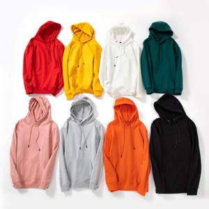 Custom Embroidered Logo Men's Regular Fit Pullover Hoodie with for Sleeves Polyester/Cotton Unisex Plus Size - Product Image 3