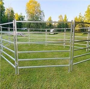 Venta de vallas y puertas de la granja de vallas de acero de vallas de caballos galvanizadas en caliente - Product Image 5