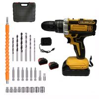 Kit de perceuse à percussion sans fil 18V, couple élevé, 2 vitesses, tournevis électrique au lithium, outil électrique, vente en gros industrielle, OEM, ODM