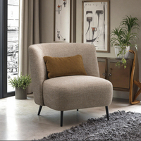 Chaise de canapé à coussin doux de Style nordique nouveau design chaise d'appoint avec oreiller pour la lecture de loisirs pour le salon ou la chambre