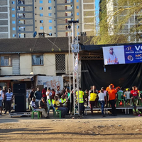 Plataforma de Escenario Cuadrada de Aleación de Aluminio SGAIER TRUSS AS-12, Diseño Modular Preensamblado, Capacidad de Carga de 1000 kg, Dimensiones de 1x2 m