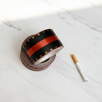 Papier à filtre pour cigarettes noir et rouge sur mesure, MOQ 1 tonne, service OEM/ODM