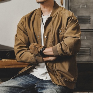 Chaqueta Americana Resistente para Hombre, Estilo Piloto, para Primavera y Otoño, Traje de Caza Vintage, Overol Color Caqui, Ropa Deportiva - Product Image 2