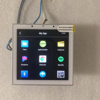 Amplifier Dinding Sentuh 4 Saluran 4x20w Android 11 4 Inch BT WiFi Pengontrol Musik Latar dengan Kontrol Perangkat Tuya