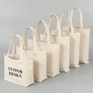 Cadeaux promotionnels, sac fourre-tout en toile personnalisé avec logo imprimé - Product Image 1