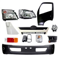 Pièces de carrosserie de camion calandre de phare pare-chocs panneau d'angle antibrouillard accessoires de porte pour hino 300 large étroit dyna