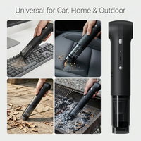 Souffleur de poussière à double moteur sans balais 130000 tr/min 200g, aspirateur 2 en 1 rechargeable pour l'entretien des équipements informatiques, automobiles et d'atelier