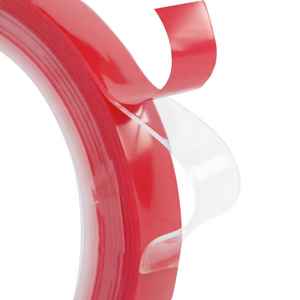 Cinta Adhesiva Acrílica de Doble Cara, Transparente, de Espuma Acrílica de Alta Adhesión para Fijación de Vidrios, Acero Inoxidable, Paredes y Pisos - Product Image 2