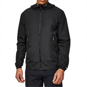 Chaqueta Cortavientos Ligera Unisex de Calidad Personalizada, Impermeable, con Media Cremallera, Informal, de Nailon, para Exteriores, Talla XS de Primavera - Product Image 2