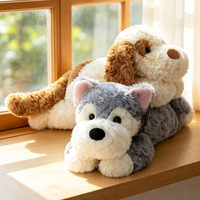 Boneka Anjing Tidur Grosir 45cm, Boneka Anak Anjing Lembut dan Halus, Teman Tidur Anak, Dekorasi Rumah, Kado Ulang Tahun